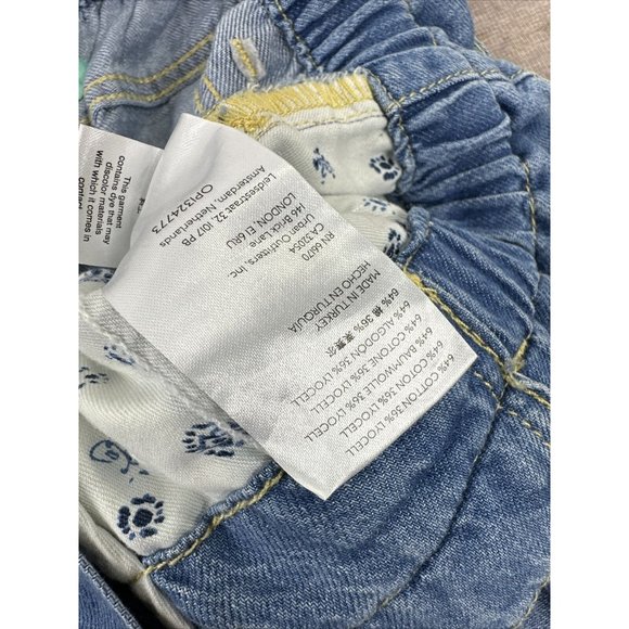 Pilcro Light Blue Paperbag Waist Wide Leg Jeans - Picture 15 of 16